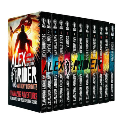 BOOKS4PEOPLE Alex Rider 12 Books Collection Set By Anthony Horowitz (World Book Day Undercover Four Secret Files & More From Alex Rider Series) from B&Q