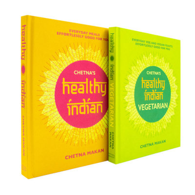 BOOKS4PEOPLE Chetna's Healthy Indian And Healthy Indian Vegetarian By Chetna Makan 2 Books Collection Set from B&Q