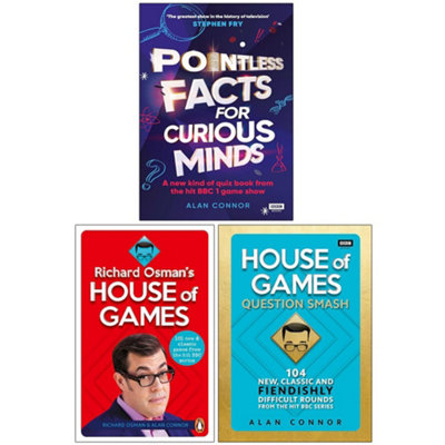 Pointless Facts ,House of Games,Richard Osman's House of Games 3 Books Set - Image 9