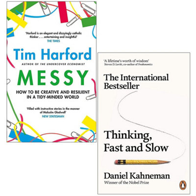 Messy (HB) & Thinking Fast and Slow By Daniel Kahneman 2 Books Collection Set - Image 4