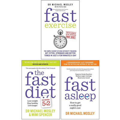 Michael Mosley Collection 3 Books Set Exercise,Fast Diet,4 Weeks to Better Sleep - Image 8