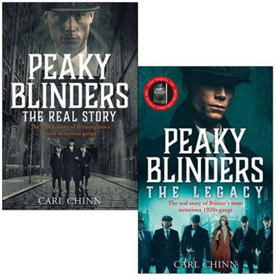 BOOKS4PEOPLE Peaky Blinders The Real Story & The Legacy By Carl Chinn 2 Books Collection Set