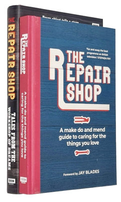Insight Editions The Repair Shop Tales From The Workshop Of Dreams & The Repair Shop A Make Do And Mend Handbook By Karen Farrington 2 Books from B&Q