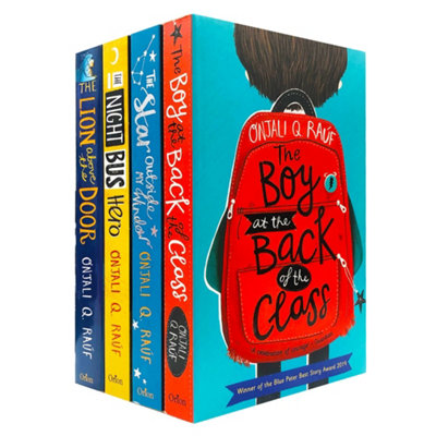 B&Q -  Onjali Rauf Collection 4 Books Set (The Boy At The Back Of The ClassThe Star Outside My WindowThe Night Bus Hero & More)