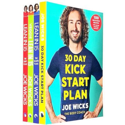 Joe Wicks Collection 4 Books Set 30 Day Kick Start Plan, Veggie Lean in 15 NEW - Image 4