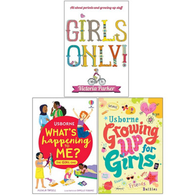 B&Q -  Girls OnlyWhats Happening To Me GirlsGrowing Up For Girls 3 Books Collection Set
