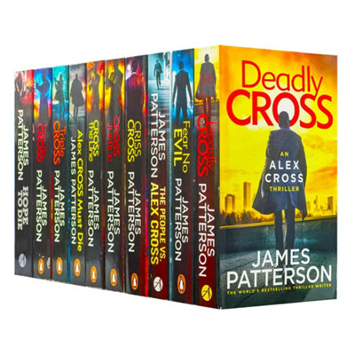 James Patterson Alex Cross Series 10 Books Collection Set Fear No Evil, Deadly - Image 3