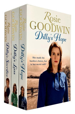Corsair Rosie Goodwin Dilly's Story Series 3 Books Collection Set (Dilly's SacrificeDilly's LassDilly's Hope) from B&Q