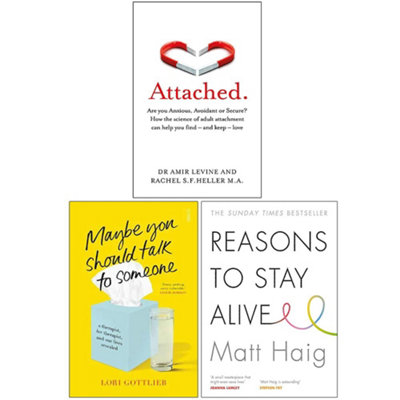 BOOKS4PEOPLE AttachedMaybe You Should Talk To SomeoneReasons To Stay Alive 3 Books Collection Set from B&Q