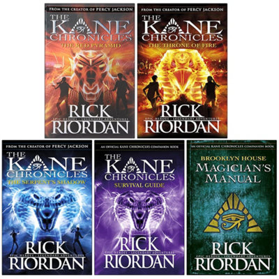 The Kane Chronicles Series By Rick Riordan 5 Books Collection Set Survival Guide - Image 5