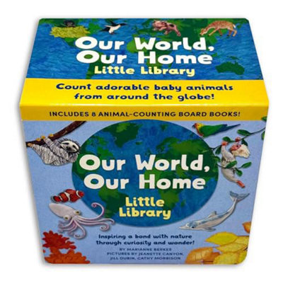 B&Q -  Our WorldOur Home Little Library Collection 8 Books Box Set (Over On The FarmIn The OceanIn A RiverIn The ForestOn A Mou