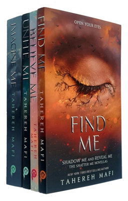 Books4people Shatter Me Series Books Collection Set By Tahereh Mafi (Imagine Me, Find Me, Unite Me, Believe Me) Size 4
