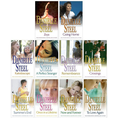 Books4people Danielle Steel Books Collection Set (Going Home, Now And Forever, Summer's End, To Love Again, Remembrance, A Perfect Stranger, Size 10