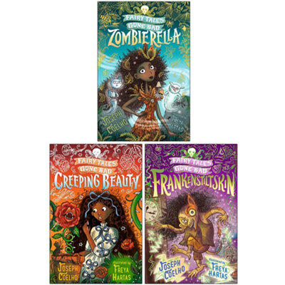 BOOKS4PEOPLE Fairy Tales Gone Bad Series Collection 3 Books Set By Joseph Coelho (ZombierellaCreeping BeautyFrankenstiltskin) from B&Q