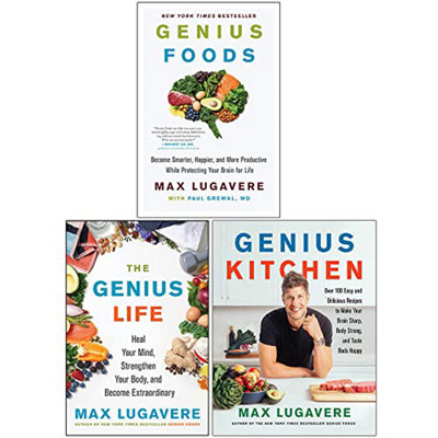 Harperwave Ltd Max Lugavere Genius Living 3 Book Set (Genius Foods, The Genius Life, Genius Kitchen) - Image 6