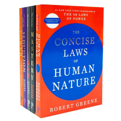 B&Q -  The Concise Series By Robert Greene 5 Books Set (The Concise Laws Of Human Nature,the Concise Law Of 33 Strategies Of War & The Da