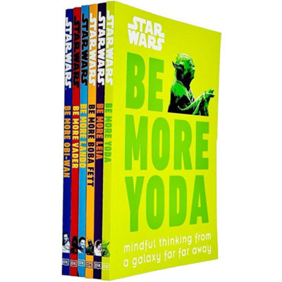 BOOKS4PEOPLE Star Wars Be More Series 6 Books Collection Set By Christian Blauvelt & Joseph Jay Franco & Kelly Knox(Yoda, Leia, Boba Fett, Land