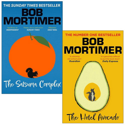 B&Q -  Gary Thorn Series 2 Books Collection Set By Bob Mortimer (The Satsuma Complex And The Hotel Avocado)