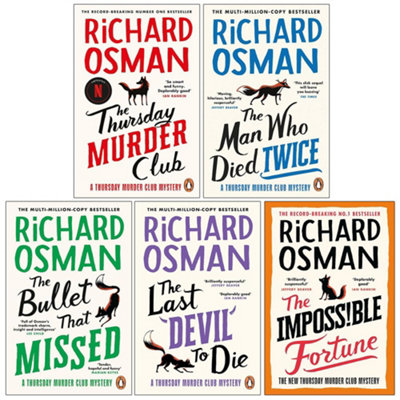 Thursday Murder Club Mysteries Series 1-5 Books Collection Set B | Richard Osman - Image 8