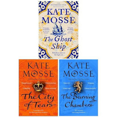 BOOKS4PEOPLE The Joubert Family Chronicles Collection 3 Books Set By Kate Mosse (The City Of TearsThe Burning Chambers And The Ghost Ship) from B&Q