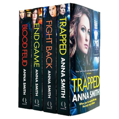 BOOKS4PEOPLE Kerry Casey Series Collection 1-4 Books Set By Anna Smith (TrappedFight BackEnd GameBlood Feud) from B&Q