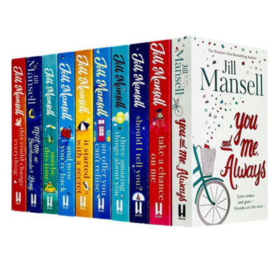 B&Q -  Jill Mansell Collection 10 Books Set (You And Me AlwaysMaybe This TimeThis Could Change EverythingMeet Me At Beachcomber Bay