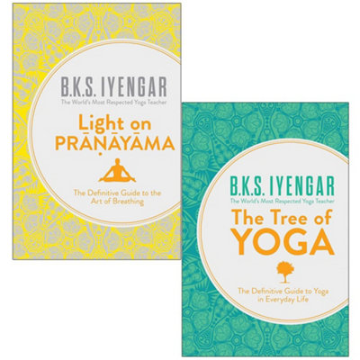 Books4people Light B.k.s. Iyengar Collection Books Set ( On Pranayama & The Tree Of Yoga) Size 2