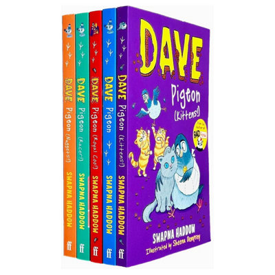 Faber & Faber Dave Pigeon 5 Book Set By Swapna Haddow (Dave Pigeon, Nuggets, Racer, Royal Coo! & Kittens!) - Image 10