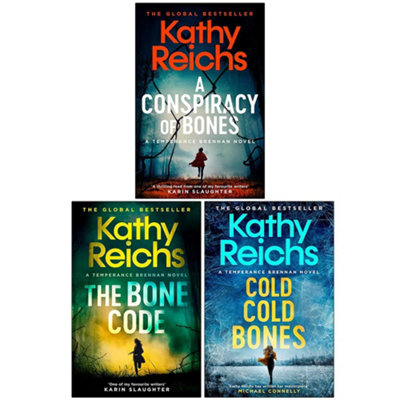 Simon & Schuster Ltd Temperance Brennan 19-21 3 Book Set A Conspiracy Of Bones, The Bone Code & Cold, Cold Bones - Image 9