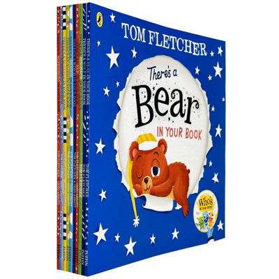 B&Q -  Who's In Your Book Series 10 Books Collection Set By Tom Fletcher(MonsterUnicornAlienDragonWitchSuperheroElfBear,