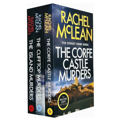 BOOKS4PEOPLE Rachel Mclean Dorset Crime Series Collection 3 Books Set (The Corfe Castle MurdersThe Clifftop Murders And The Island Murders) from B&Q