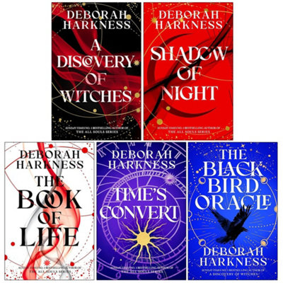 B&Q -  Deborah Harkness All Souls Series 1-5 Books Collection Set (A Discovery Of WitchesShadow Of NightThe Book Of LifeTime's Conv