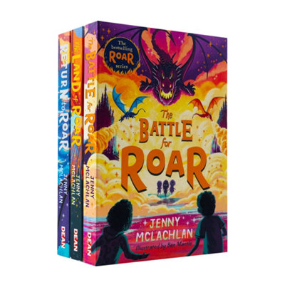 B&Q -  The Land Of Roar Series 3 Books Collection Set By Jenny Mclachlan (Land Of RoarReturn To RoarBattle For Roar)