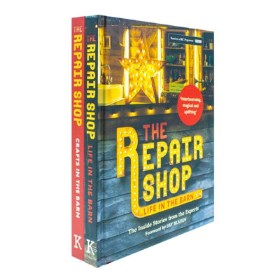 B&Q -  The Repair Shop Crafts In The Barn And The Repair Shop Life In The Barn By Elizabeth Wilhide 2 Books Collection Set