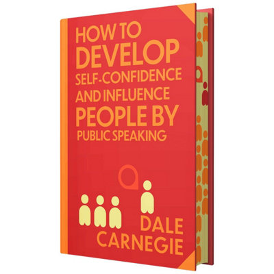 Books4people How To Develop Self-Confidence & Influence People By Dale Carnegie (Deluxe Hardback Sprayed Edge Edition)