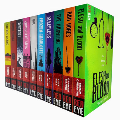 B&Q -  Red Eye Series Collection 10 Books Set (Flesh And Blood Bad BonesThe Haunting SleeplessFrozen CharlotteFir Charlotte