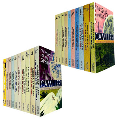 Inspector Montalbano Mysteries Collection Andrea Camilleri 20 Books Set (1-20) from B&Q