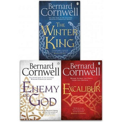 BOOKS4PEOPLE Bernard Cornwell Warlord Chronicles Collection 3 Books Set The Winter King Excalibur And  Enemy Of.. from B&Q