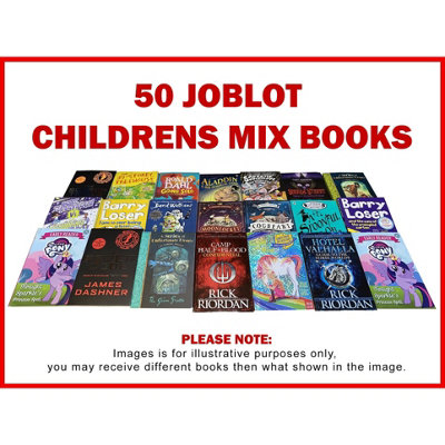 BOOKS4PEOPLE Joblot Wholesale Of 50 New Childrens Fiction Books Collection Set Reading Educational from B&Q