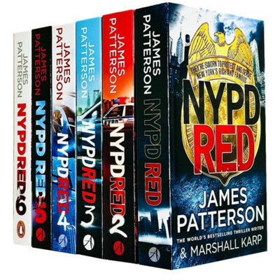 Arrow James Patterson Nypd Red Collection 5 Books Set (Book 1-5) from B&Q