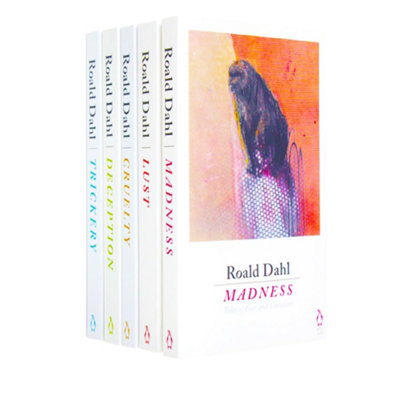 B&Q -  Roald Dahl 5 Books Collection Set (DeceptionMadnessCrueltyLustTrickery)