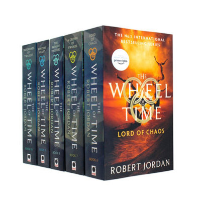 BOOKS4PEOPLE Robert Jordan The Wheel Of Time Collection 5 Books Set Series 2 Book 6 To 10 from B&Q