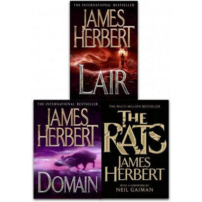 B&Q -  James Herbert The Rats Trilogy Collection 3 Books Set