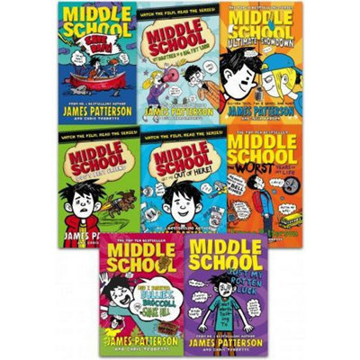 Arrow James Patterson Middle School Collection 8 Books Set - Image 3