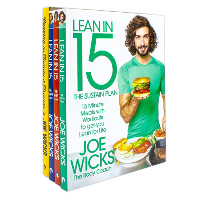 Joe Wicks Lean In 15 Collection 4 Books Set Shift Plan Sustain Plan Shape Plan C - Image 3