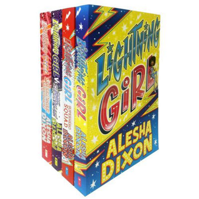 BOOKS4PEOPLE Alesha Dixon Lightning Girl 4 Books Collection SetLightning Girl Superhero Squad Secret Supervi.. from B&Q