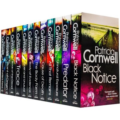 Books4people Black Kay Scarpetta Series Books Collection Set By Patricia Cornwell Size 12