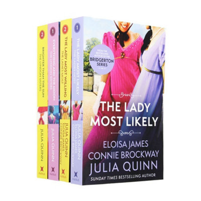 Julia Quinn The Lyndon Sisters and The Lady Most Likely Saga Series 4 Book Set - Image 4