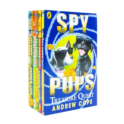 BOOKS4PEOPLE Spy Pups Series Andrew Cope Collection 6 Books SetCircus Act Treasure Quest Training School Pri.. from B&Q