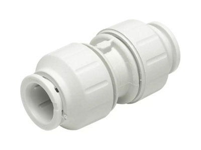 B&Q -  Speedfit Push Fit Straight Coupler 10mm Pack Of 3 For Easy Pipe Connections